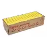 7202 JOVI PLASTILINA PASTILLA 350GR UNICOLOR AMARILLO CAJA 15 UD