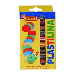 90/10 JOVI PLASTILINA BARRA 15GR COLORES SURTIDOS ESTUCHE 10 UD