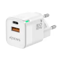 ASCH-20W2P002-W AISENS CARGADOR GAN 20W