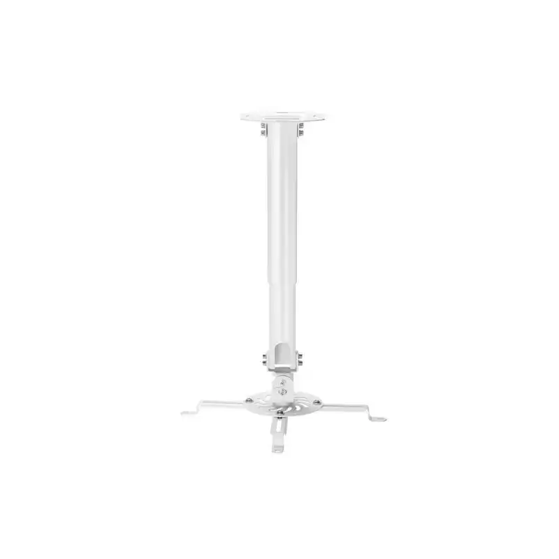 CP04TSRE-133 AISENS SOPORTE UNIVERSAL GIRATORIO INCLINABLE Y EXTENSIBLE DE TECHO PARA PROYECTOR BLANCO