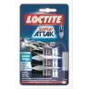 9000100828239 LOCTITE SUPER ATTAK ADHESIVO INSTANTÁNEO MINI TRIO 3X1GR