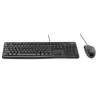 920-002550 LOGITECH COMBO TECLADO ESTÁNDAR + RATÓN DESKTOP MK120 CABLE USB ANTISALPICADURAS QWERTY ESPAÑOL NEGRO