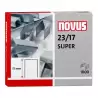 042-0045 NOVUS GRAPAS 23/17 SUPER PARA GRAPADORAS DE GRUESOS CAJA 1000 UD