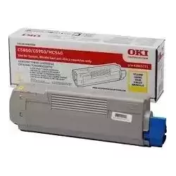 43865721 OKI TONER AMARILLO C-5850/5950/MC560  (6.000 COPIAS)