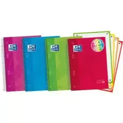 100430568 OXFORD CUADERNO CLASSIC EUROPEANBOOK 4 WRITE&ERASE 120H A5+ 5X5 MICROPERFORADO T/EXTRADURA C/SURTIDOS