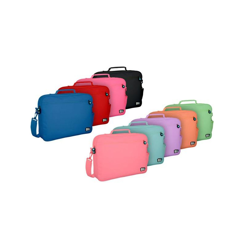 37545530 GRAFOPLÁS BANDOLERA BITS&BOBS 38X28X6CM CREMALLERA TIRA AJUSTABLE Y ASA AZUL