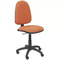 04CPBALI363 PIQUERAS Y CRESPO SILLA AYNA GIRATORIA CONTACTO PERMANENTE BALI MARRÓN