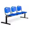 B3PIAZ PIQUERAS Y CRESPO BANCADA ISO 3 PLAZAS ASIENTO Y RESPALDO PVC AZUL