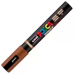 311837000 POSCA MARCADOR PC-5BR BRUSH PUNTA M SEMIFLEXIBLE MARRÓN