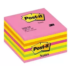 7100200378 POST-IT CUBO DE NOTAS 450H 76X76 TONOS PASTEL MULTICOLOR