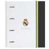 512554666 SAFTA CARPETA ANILLAS 4X35MM C/RECAMBIO A4 100H 80GR TAPA DURA REAL MADRID EQUIP. 25/26