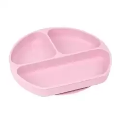 822107923 SAFTA PLATO SILICONA CON VENTOSA "KOALA" PINK
