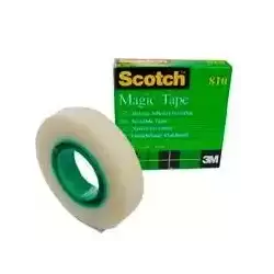 7100054153 SCOTCH CINTA ADHESIVA INVISIBLE MAGIC ROLLO 12MM X 33M CAJA INDIVIDUAL